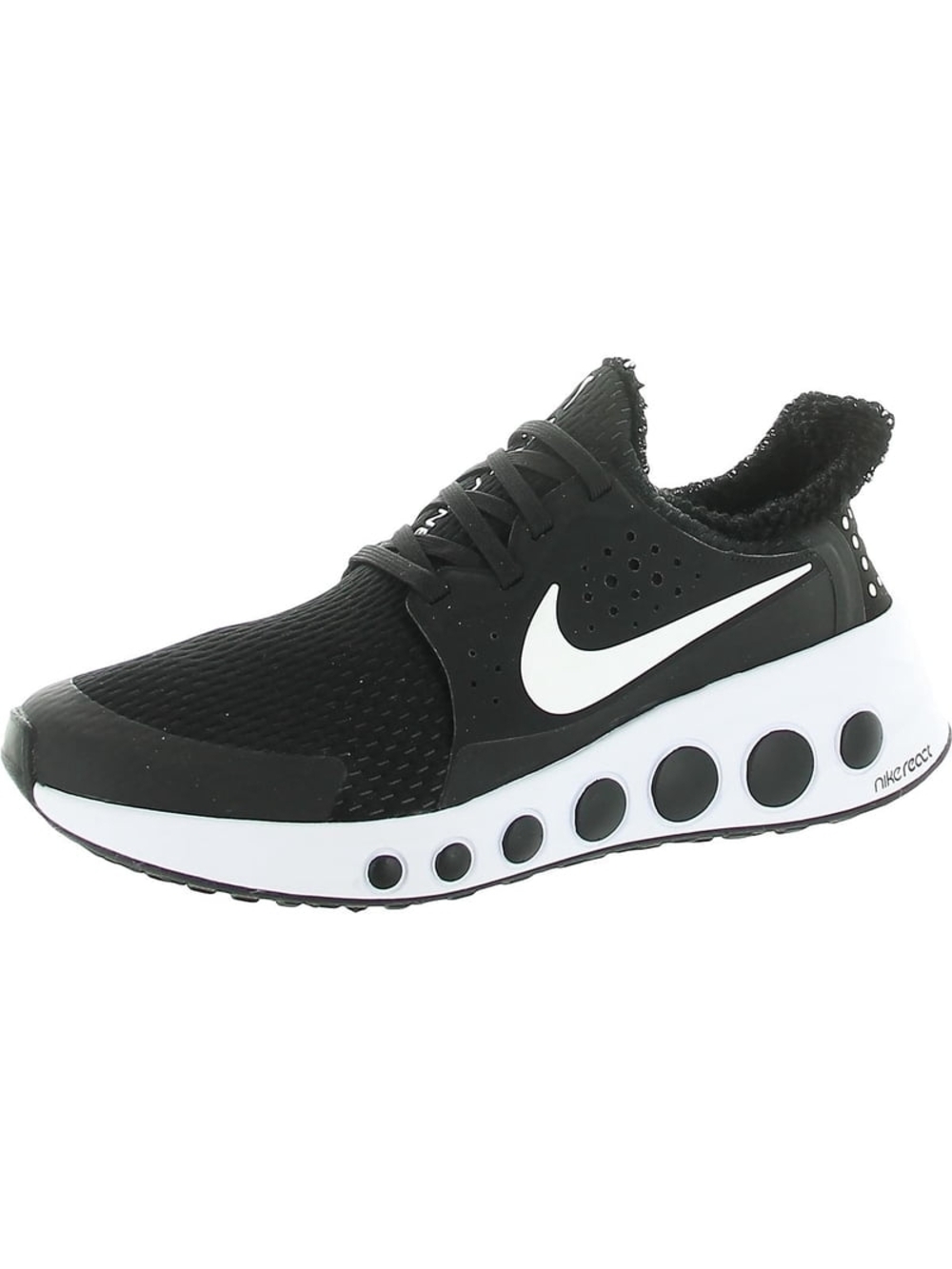 Nike CRUZRONE Size 8 Black and White Cushioning Slip-On Trainer